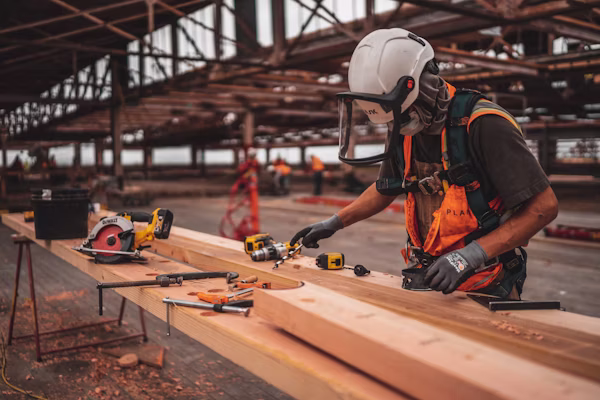 Michigan contractor on a job site — contractor insurance