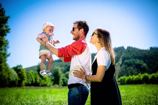 Family protected by life insurance — JJA Insurance